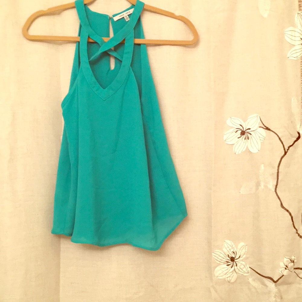 Cute green tank top